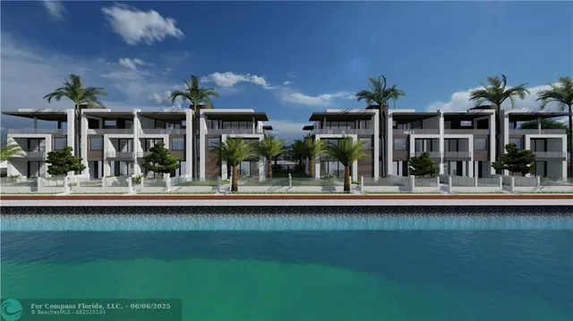 a view of house with a garden and a swimming pool