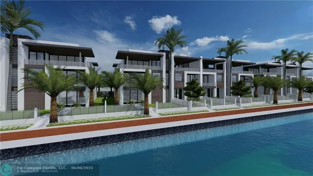 a view of a house with a porch and garden