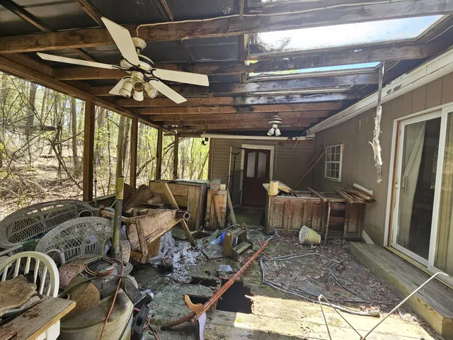 a view of a room with furniture window and outside view