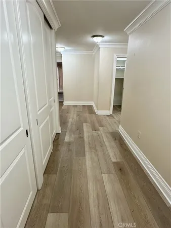 a view of a room with empty racks