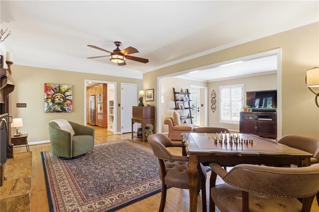 1924 Queens Way Atlanta, GA 30341 - Photo 26 of 88 a living room with furniture and wooden floor