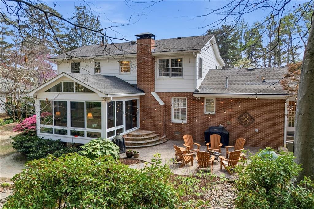 1924 Queens Way Atlanta, GA 30341 - Photo 60 of 88 a front view of a house with garden