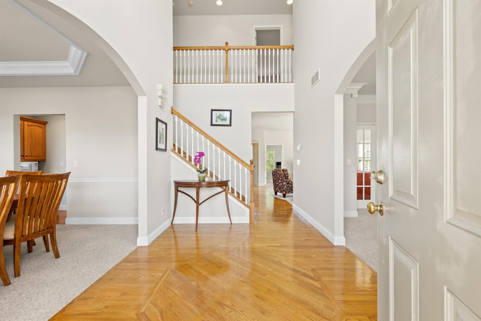 4512 Doverbrook Drive Champaign, IL 61822 - Photo 5 of 62 a view of entryway and hall with wooden floor