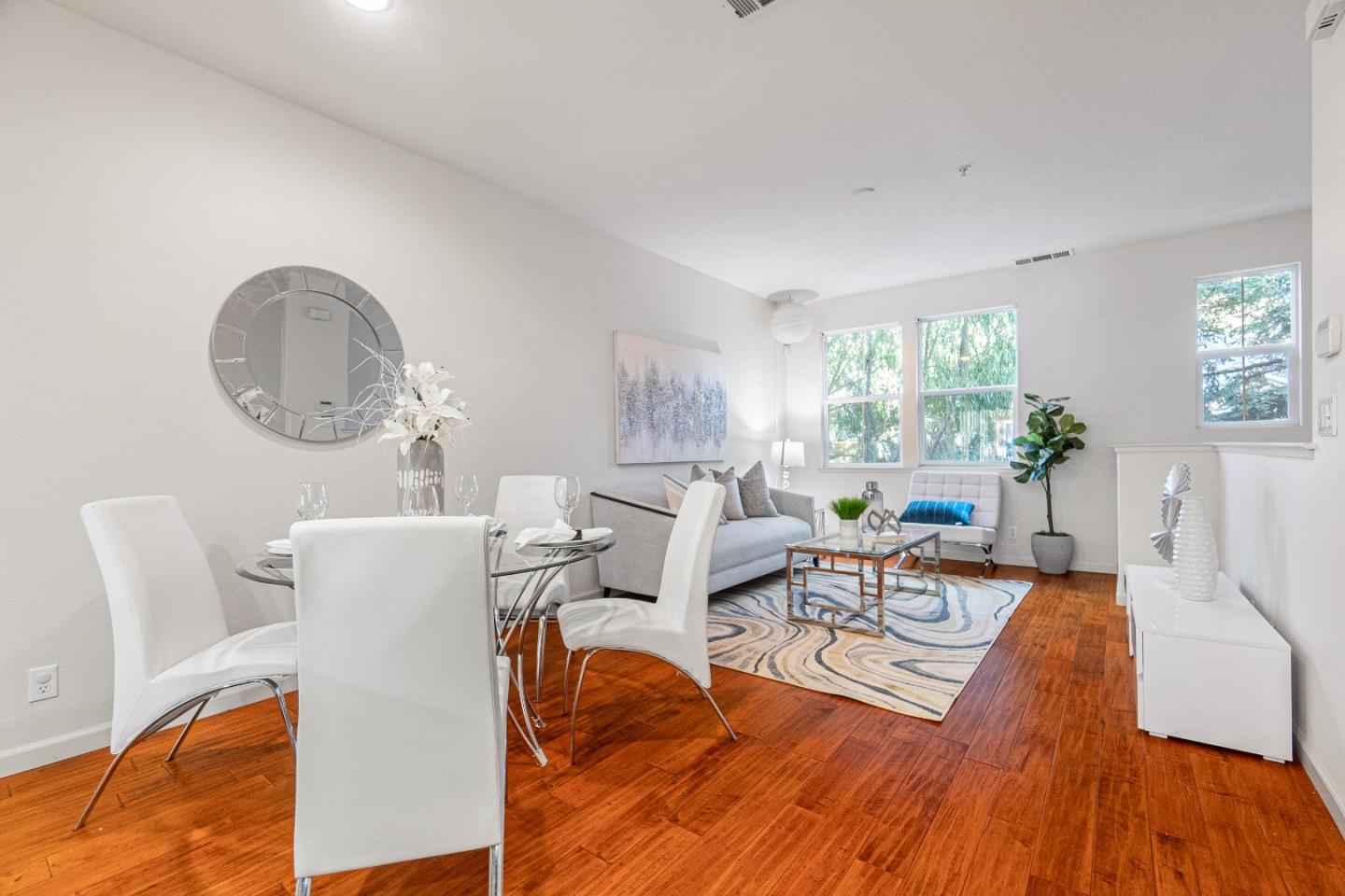 2197 Beech Circle San Jose, CA 95131 - Photo 6 of 32 a living room with furniture and a wooden floor