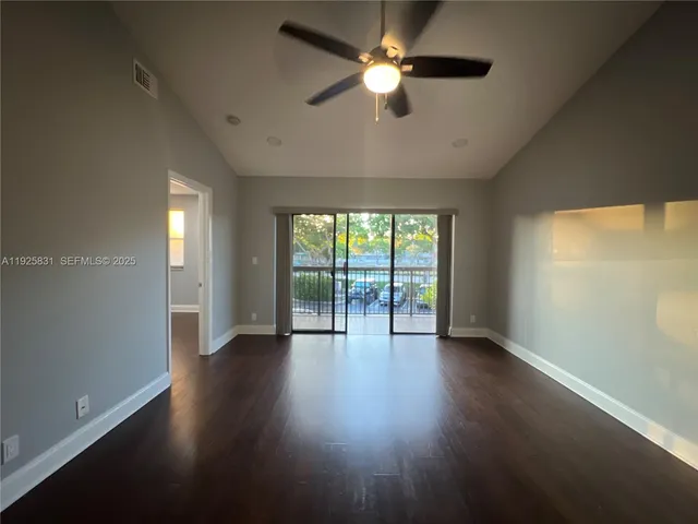 a view of a room with rack on the wall