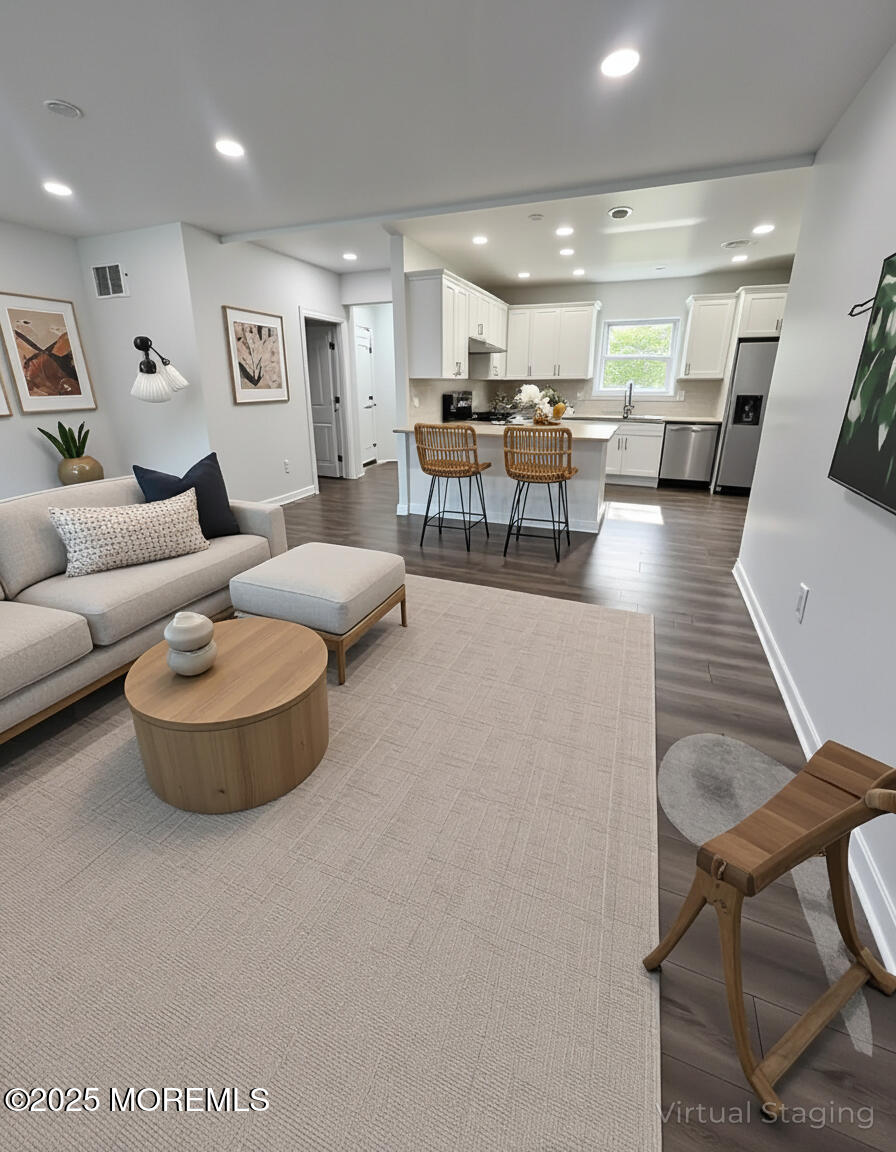 8 Ravine Drive, Unit B Matawan, NJ 07747 - Photo 5 of 21 VIRTUALLY STAGED LIVING ROOM