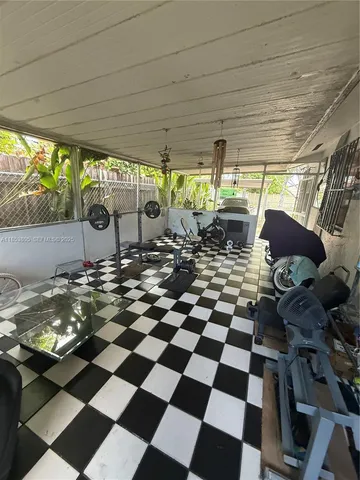 a view of workspace with a sink