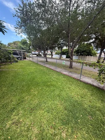 a view of a garden
