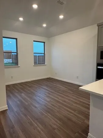 a close view of closet