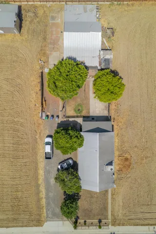 a view of water from a building