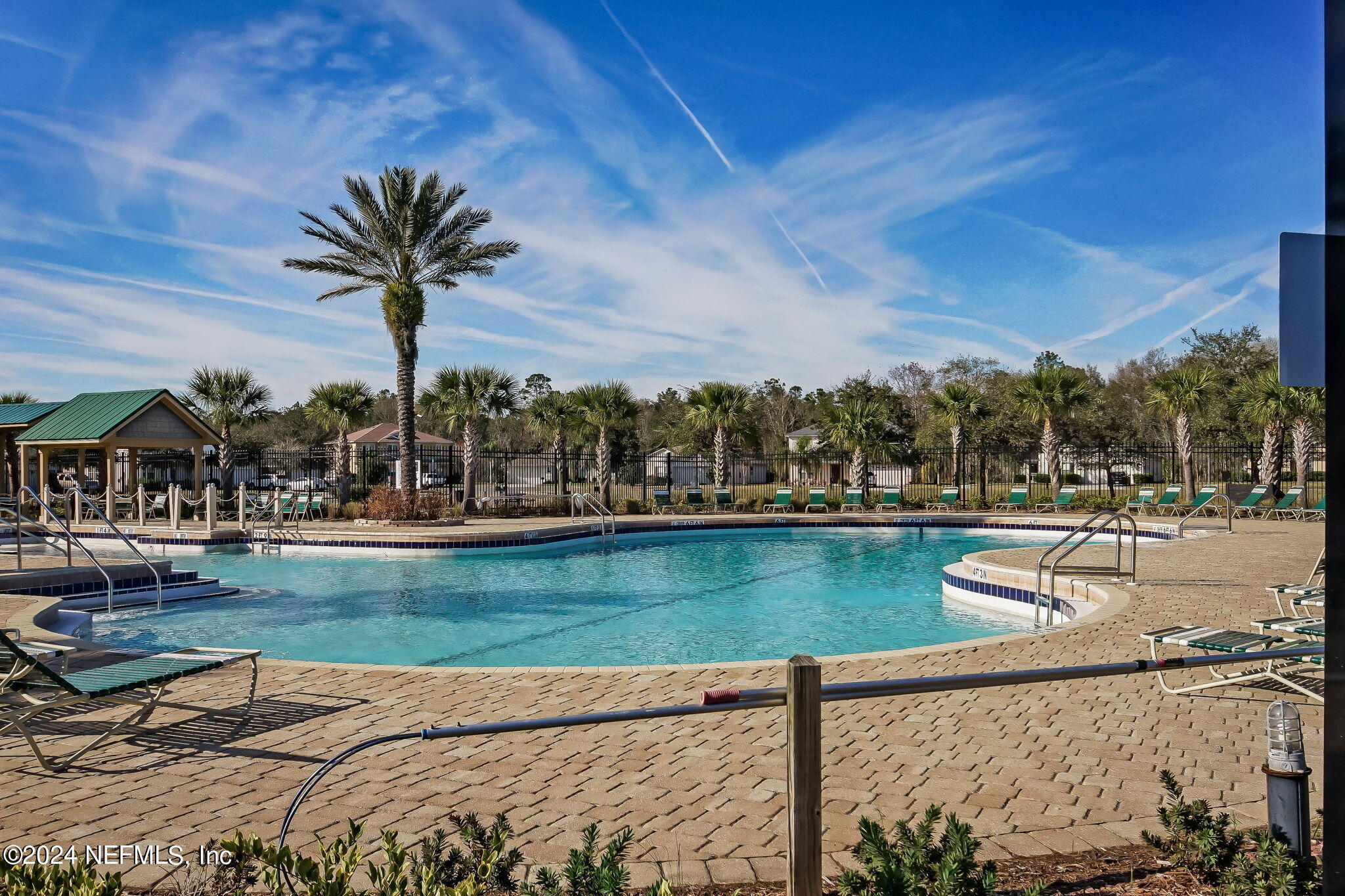 1108 Nochaway Drive St. Augustine, FL 32092 - Photo 9 of 11 a view of swimming pool with outdoor seating and plants