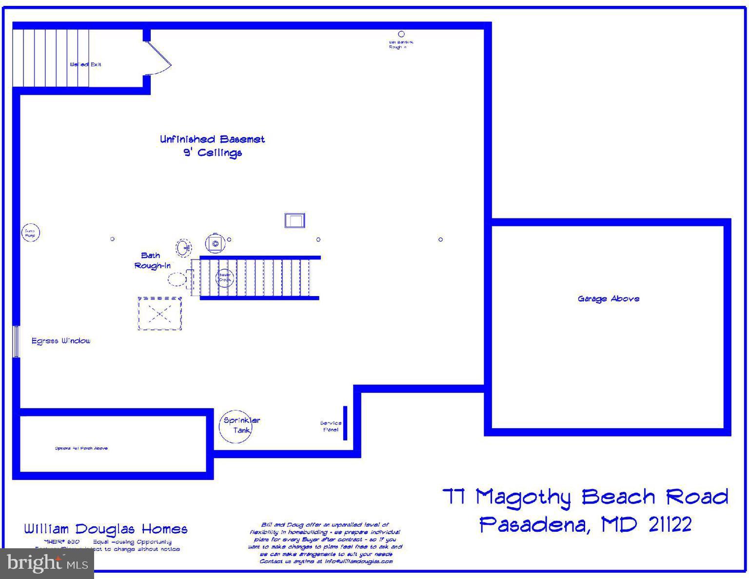 77 Magothy Beach Road Pasadena, MD 21122 - Photo 6 of 44 Basement Layout