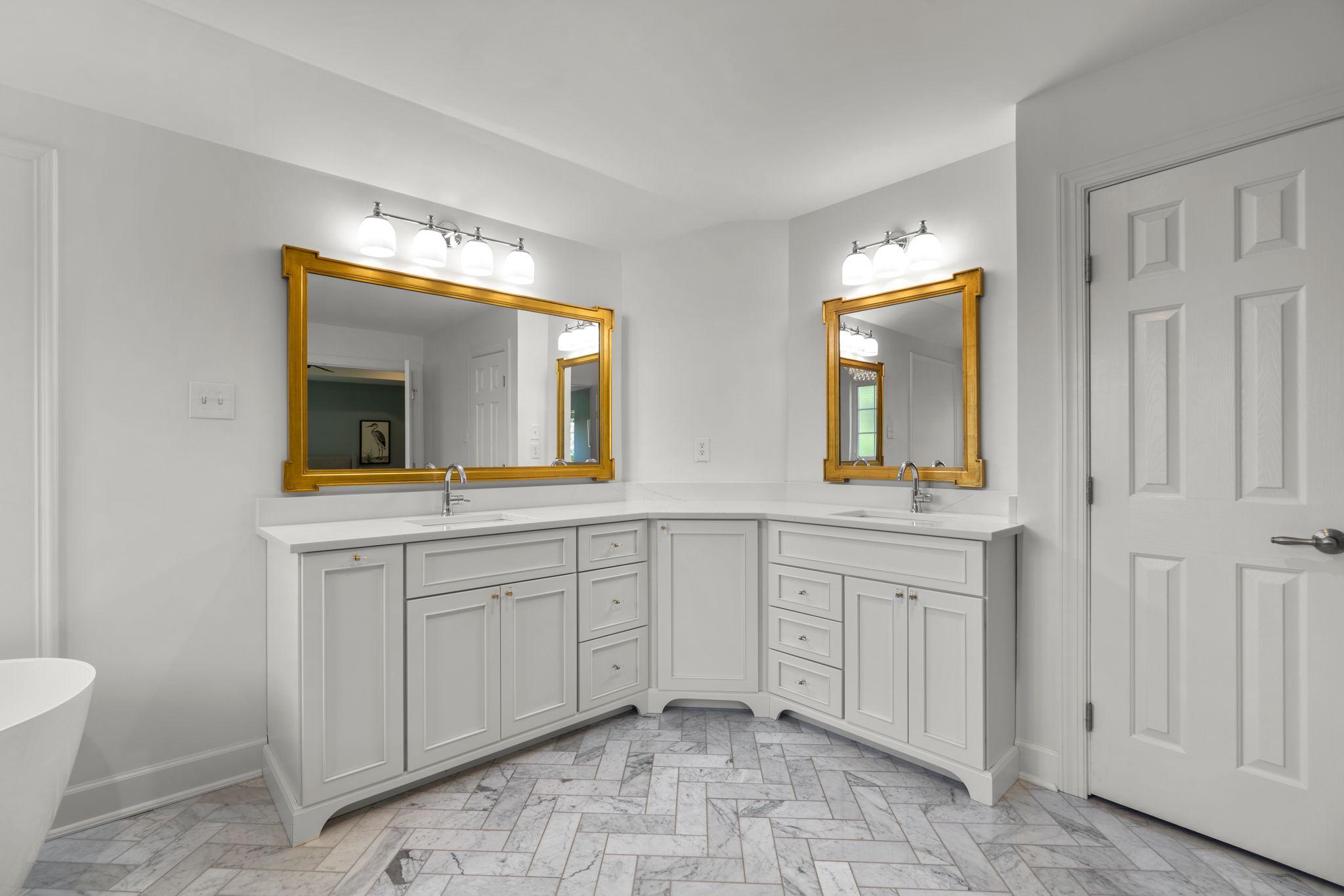 3088 Ballesteras Court Mount Airy, MD 21771 - Photo 31 of 64 a spacious bathroom with a mirror and a sink