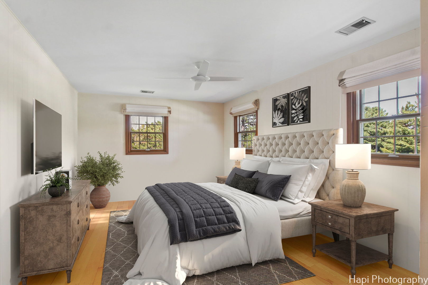 22154 North Harbor Road Barrington, IL 60010 - Photo 29 of 61 a bedroom with a bed and wooden floor