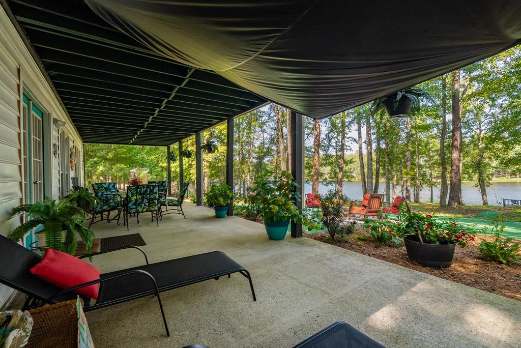 235 Epps Road Box Springs, GA 31801 - Photo 54 of 93 Entertaining Area across entire house with concret