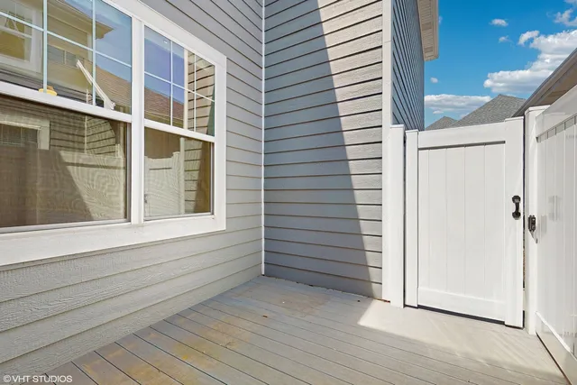 a view of a white house