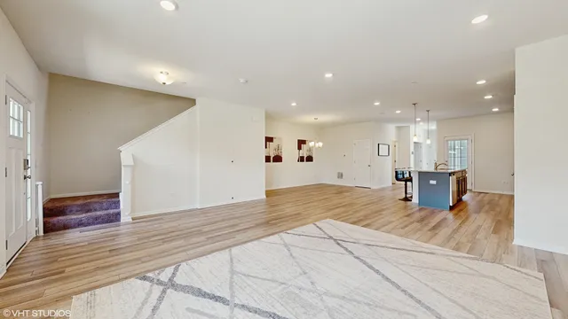 a view of a living room