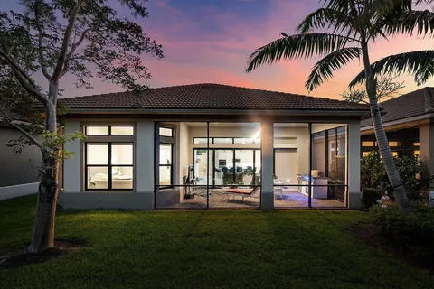 a view of backyard with green space