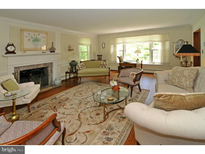 7 Andorra Hill Road Lafayette Hill, PA 19444 - Photo 8 of 23 a living room with furniture and a fireplace