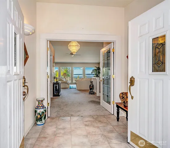 a view of an entryway