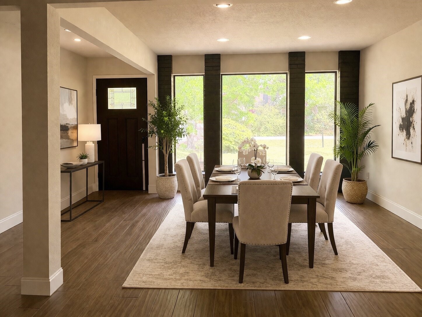 19103 Whitewood Drive Spring, TX 77373 - Photo 13 of 38 Formal Dining and entry.
Virtually Staged with AI