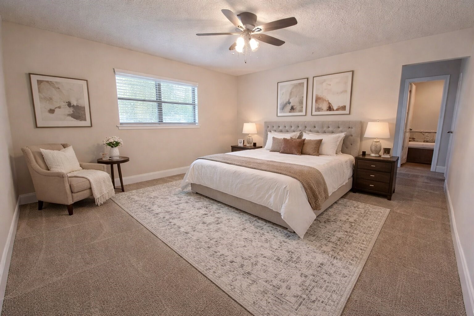 19103 Whitewood Drive Spring, TX 77373 - Photo 16 of 38 Primary Bedroom.
Virtually staged with AI