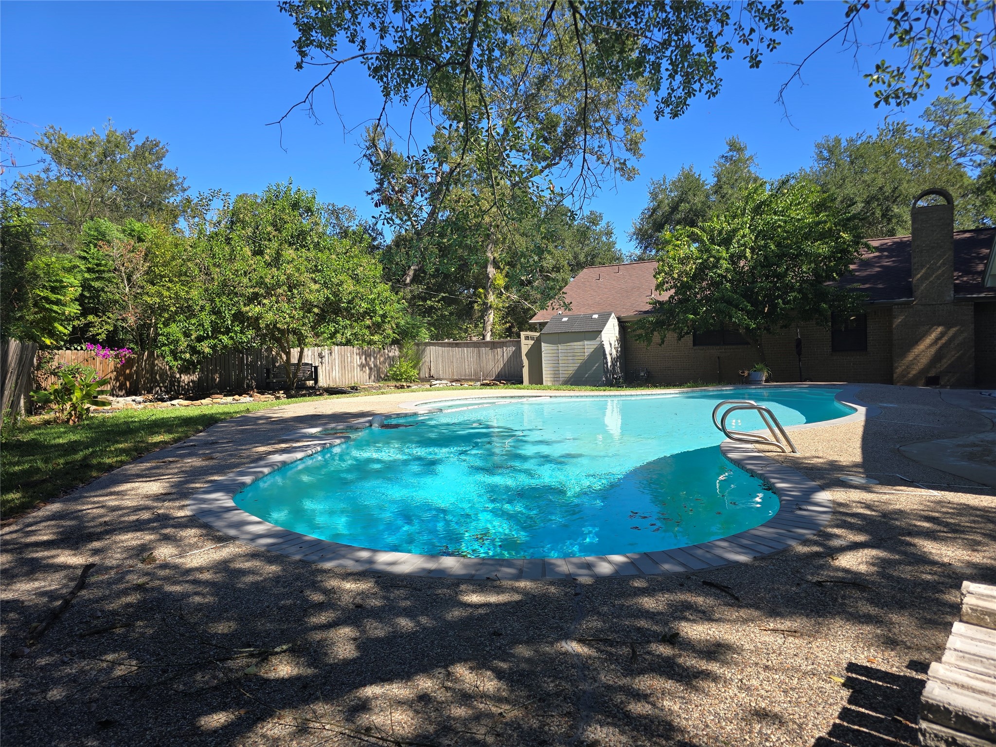 19103 Whitewood Drive Spring, TX 77373 - Photo 3 of 38 Pool features a hot tub and deep end with stairs.