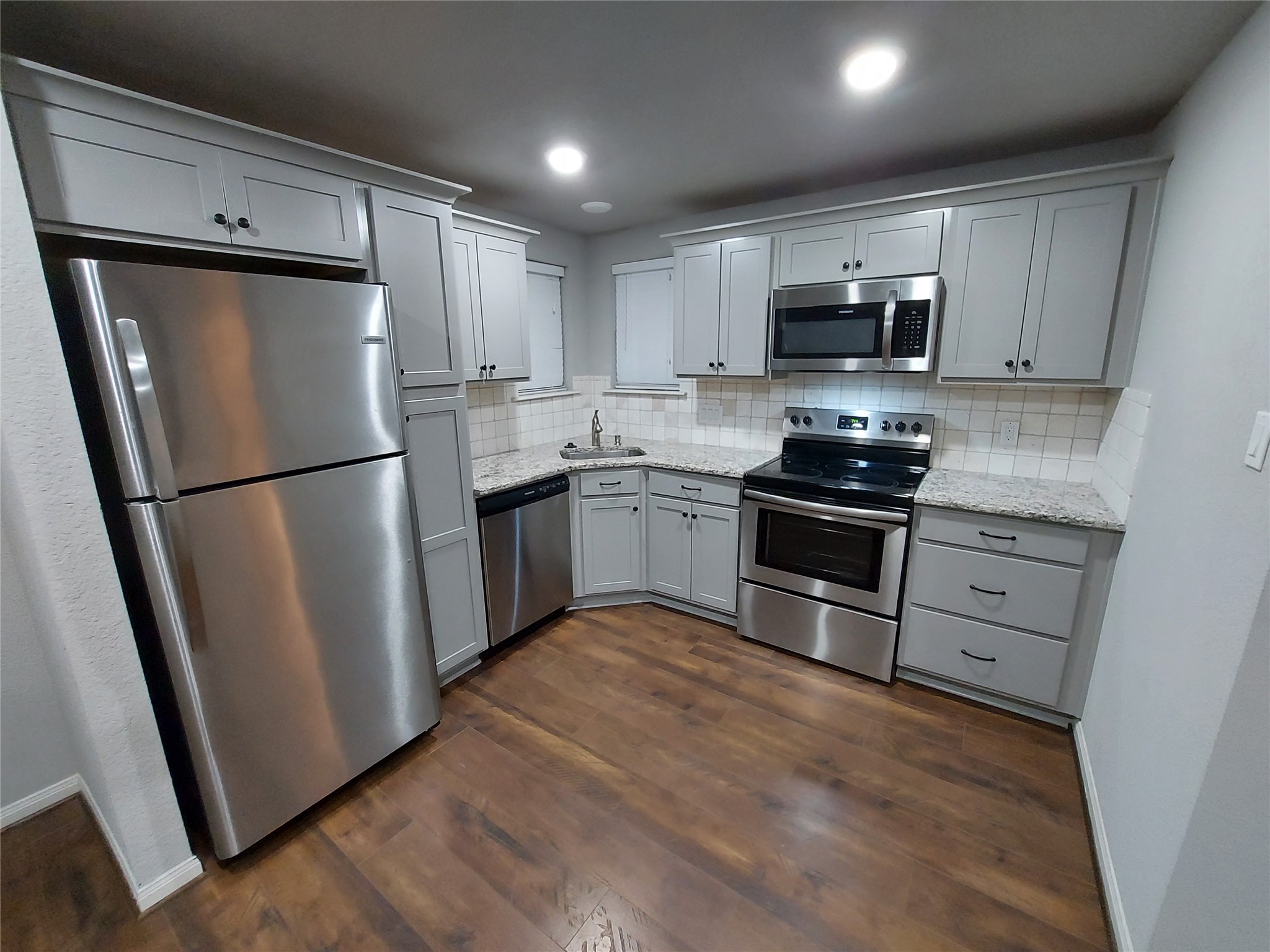 19103 Whitewood Drive Spring, TX 77373 - Photo 34 of 38 Kitchen of guest apartment has space for full size appliances (electric)