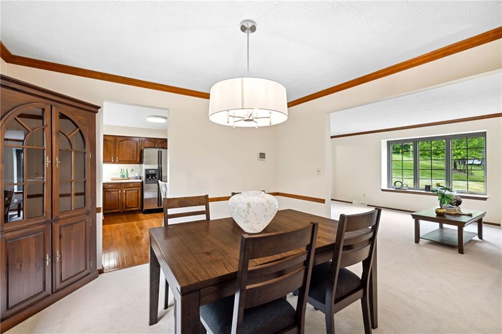 2972 East Hardies Road Gibsonia, PA 15044 - Photo 12 of 42 a view of a dining room with furniture window and outside view