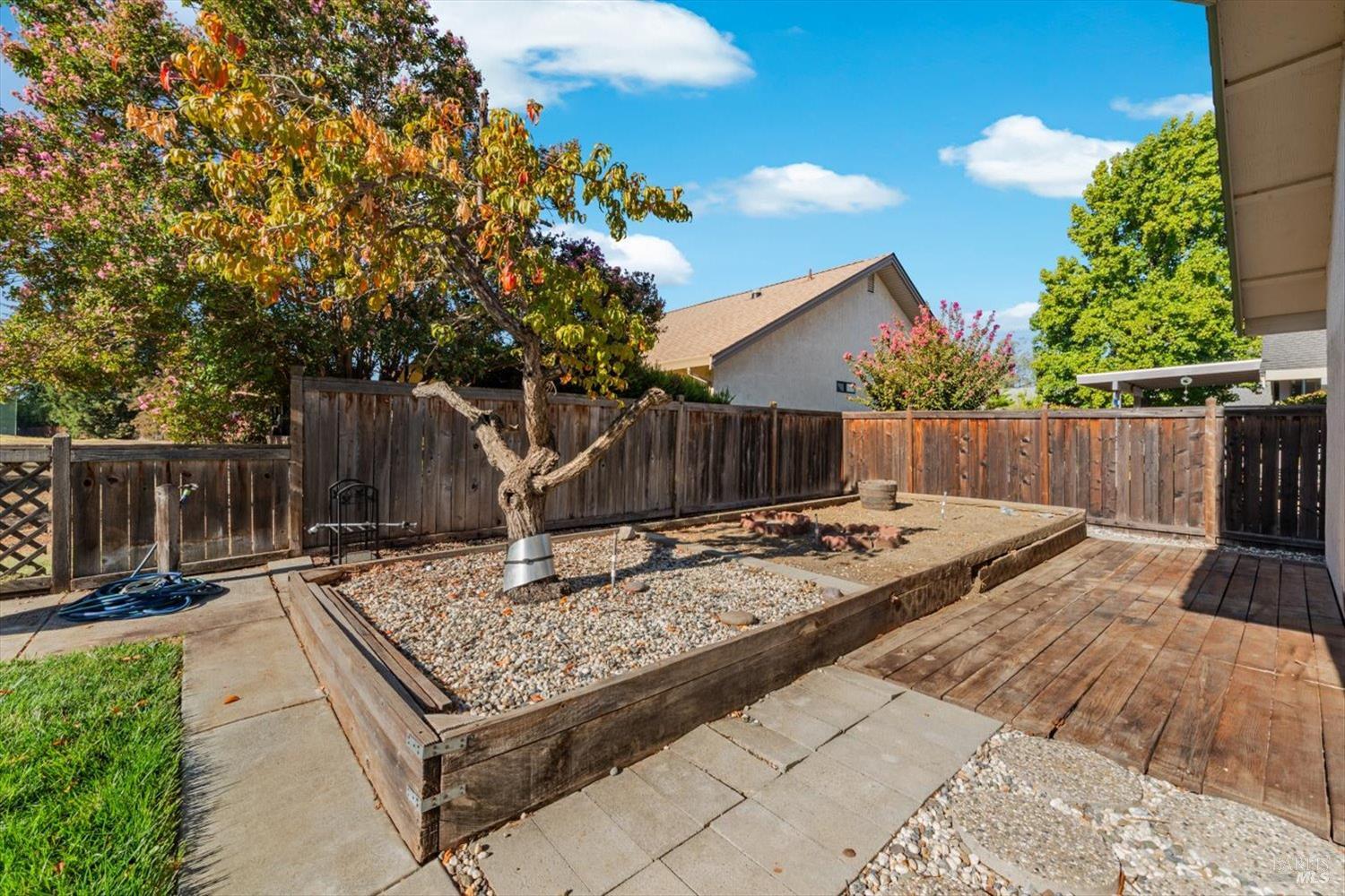 107 Inyo Court Vacaville, CA 95687 - Photo 42 of 49 a view of a backyard with a tree