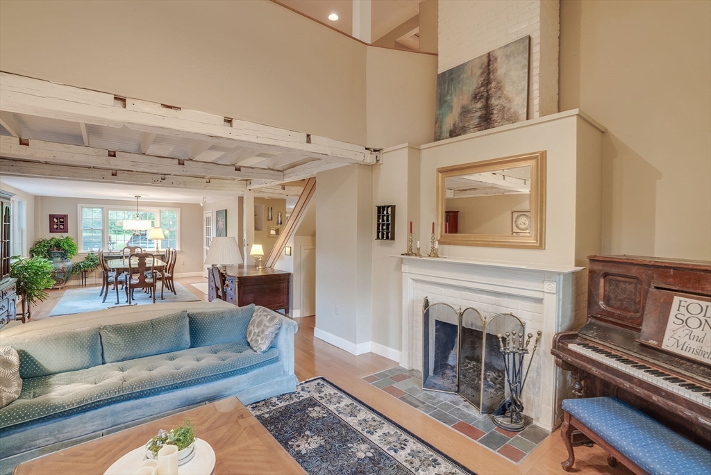 49 S Road Templeton, MA 01468 - Photo 13 of 33 a living room with furniture and a fireplace