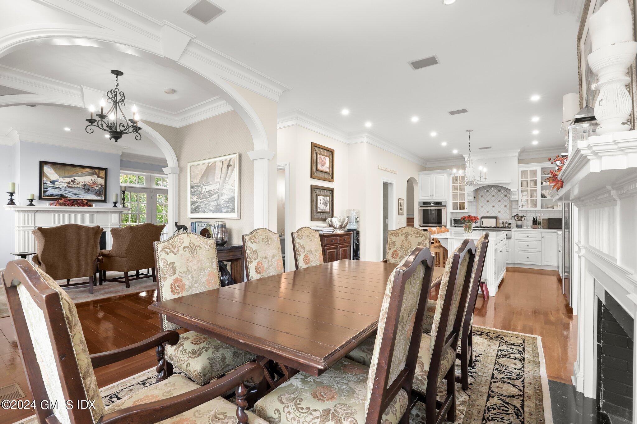 25 Field Road Riverside, CT 06878 - Photo 10 of 34 a view of a dining room with furniture