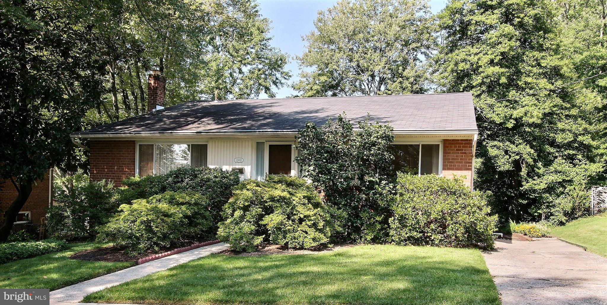 12902 Goodhill Road Silver Spring, MD 20906 - Photo 2 of 20 a front view of house with yard and trees