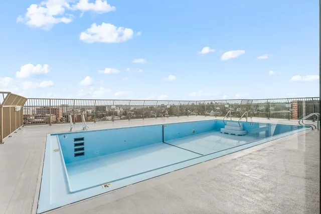 a view of kitchen and living room