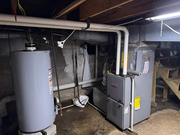 a view of storage and utility room