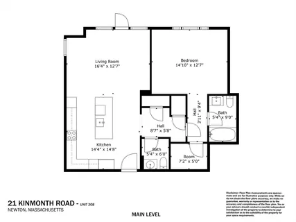 $989,000 | 20 Kinmonth Road, Unit 308, Newton, MA 02468