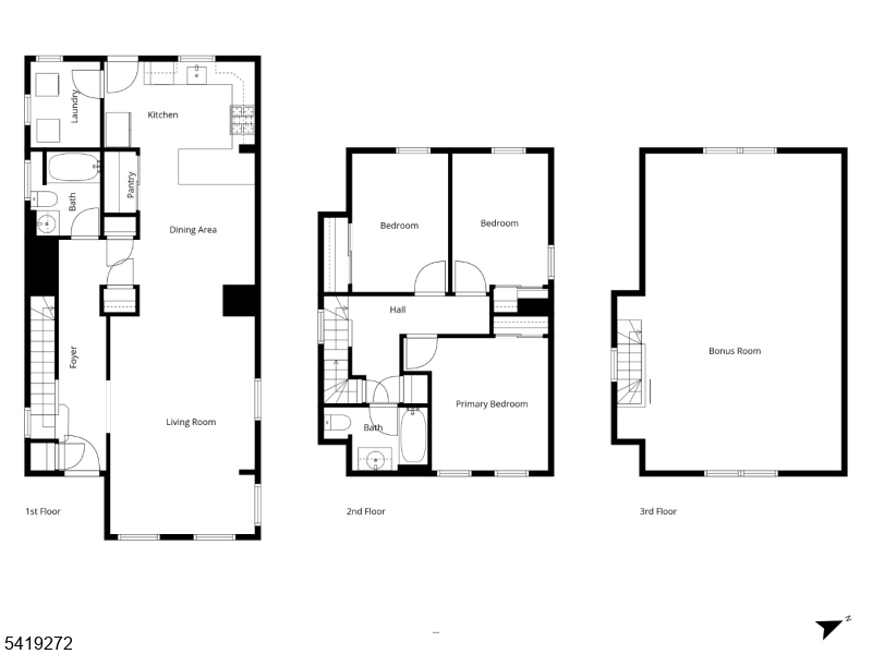 136 Smith Street Elizabeth, NJ 07201 - Photo 45 of 45 a picture of a floor plan