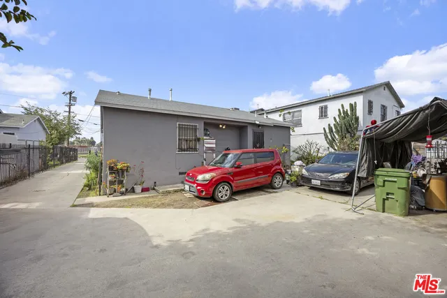 a view of car parked in parking