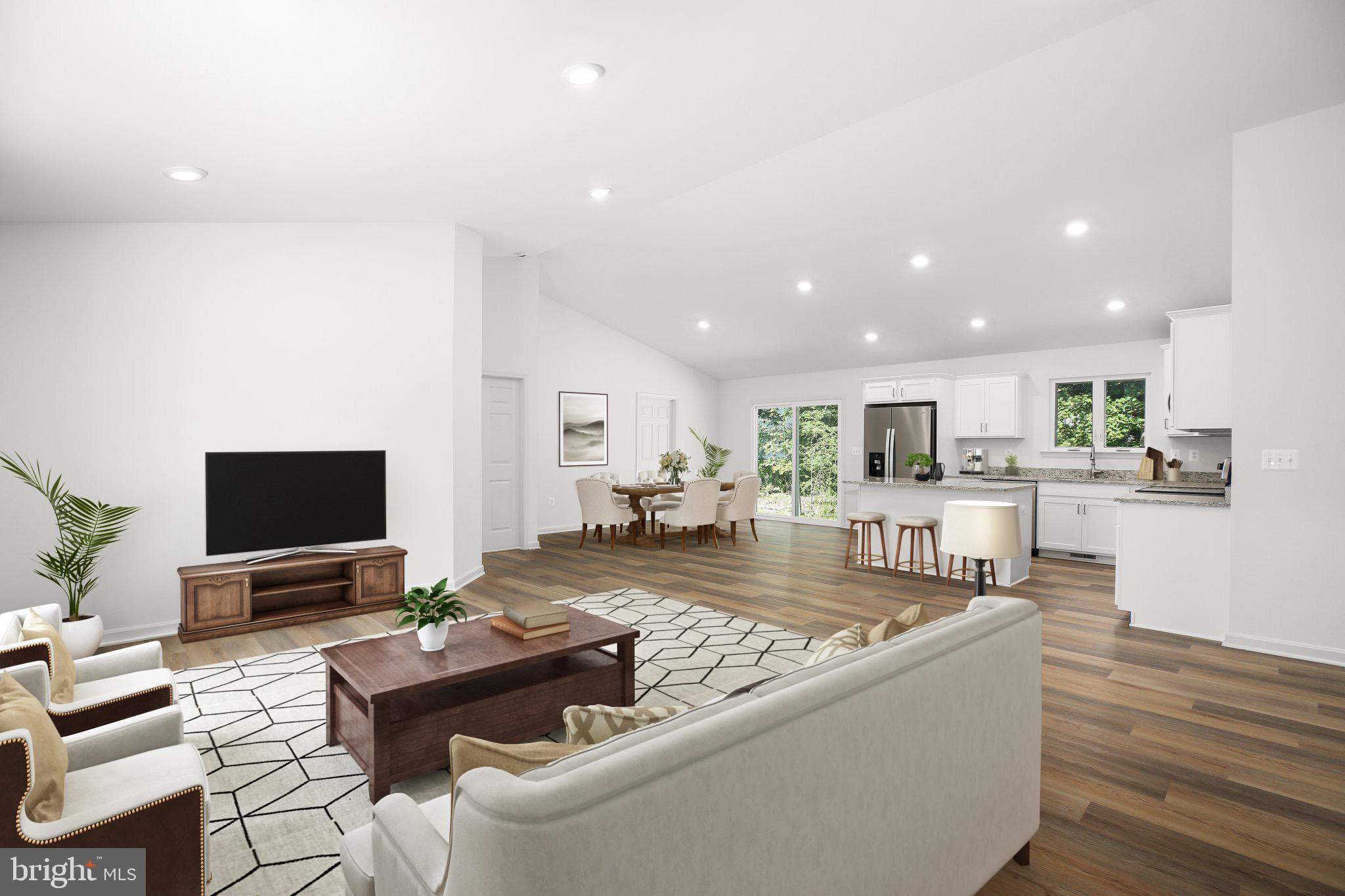 1145 Mathias Point Road King George, VA 22485 - Photo 10 of 39 a living room with fireplace furniture and a flat screen tv