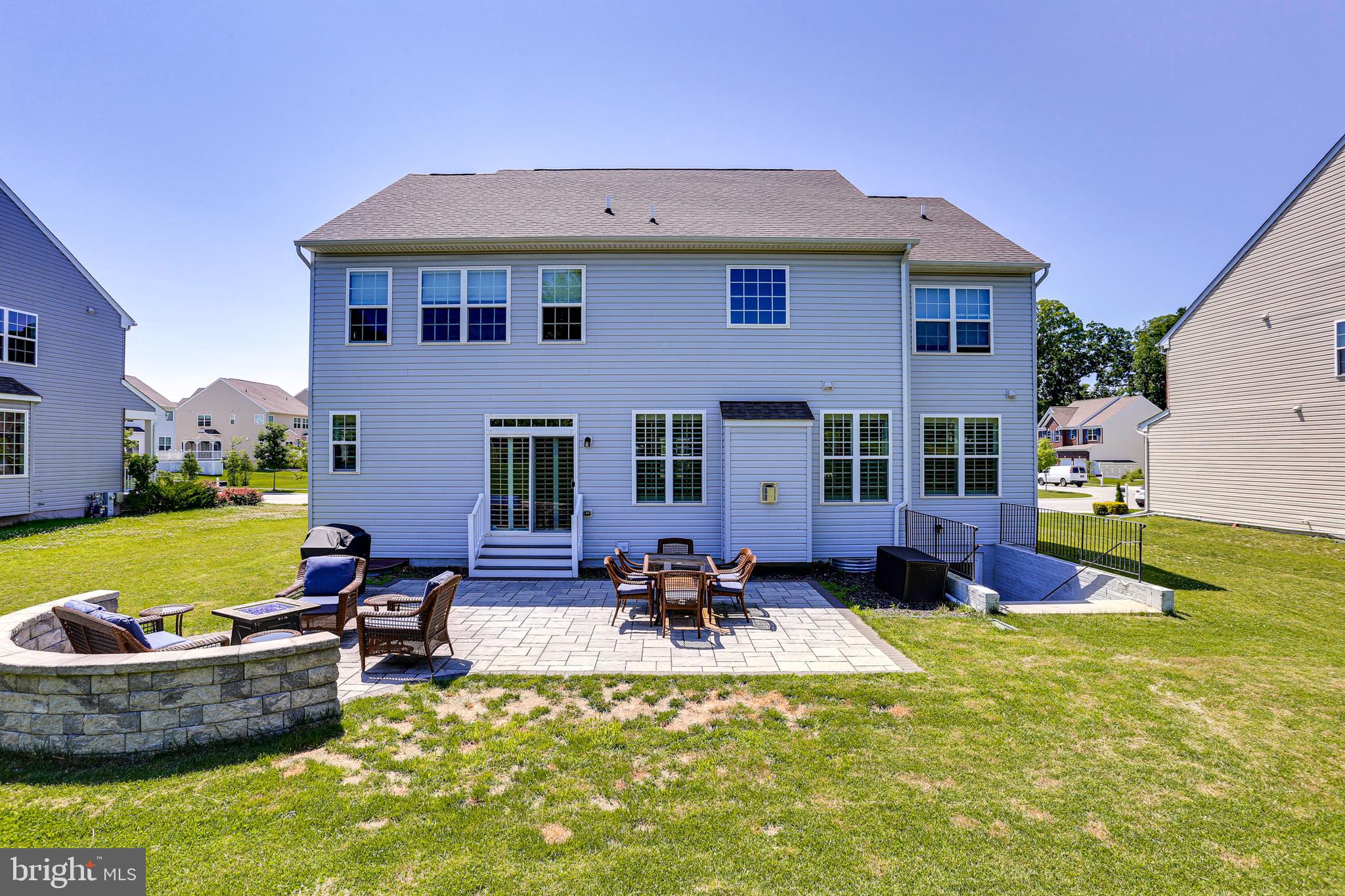 6721 Evanston Road Baltimore, MD 21209 - Photo 31 of 38 Private, Spacious Rear Patio w/ Fire Pit
