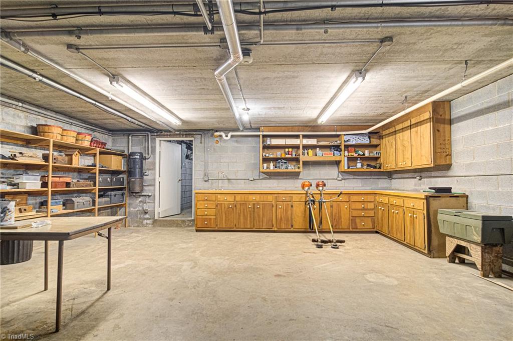 9090 River Path Road Lewisville, NC 27023 - Photo 45 of 50 Workshop with reinforced concrete ceiling
