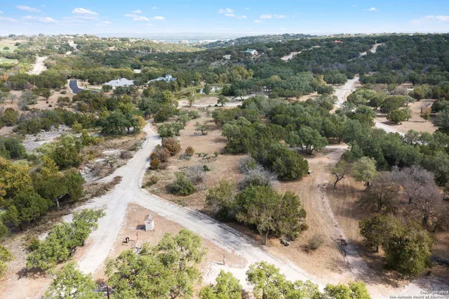 an aerial view of forest