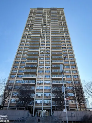 a front view of a building