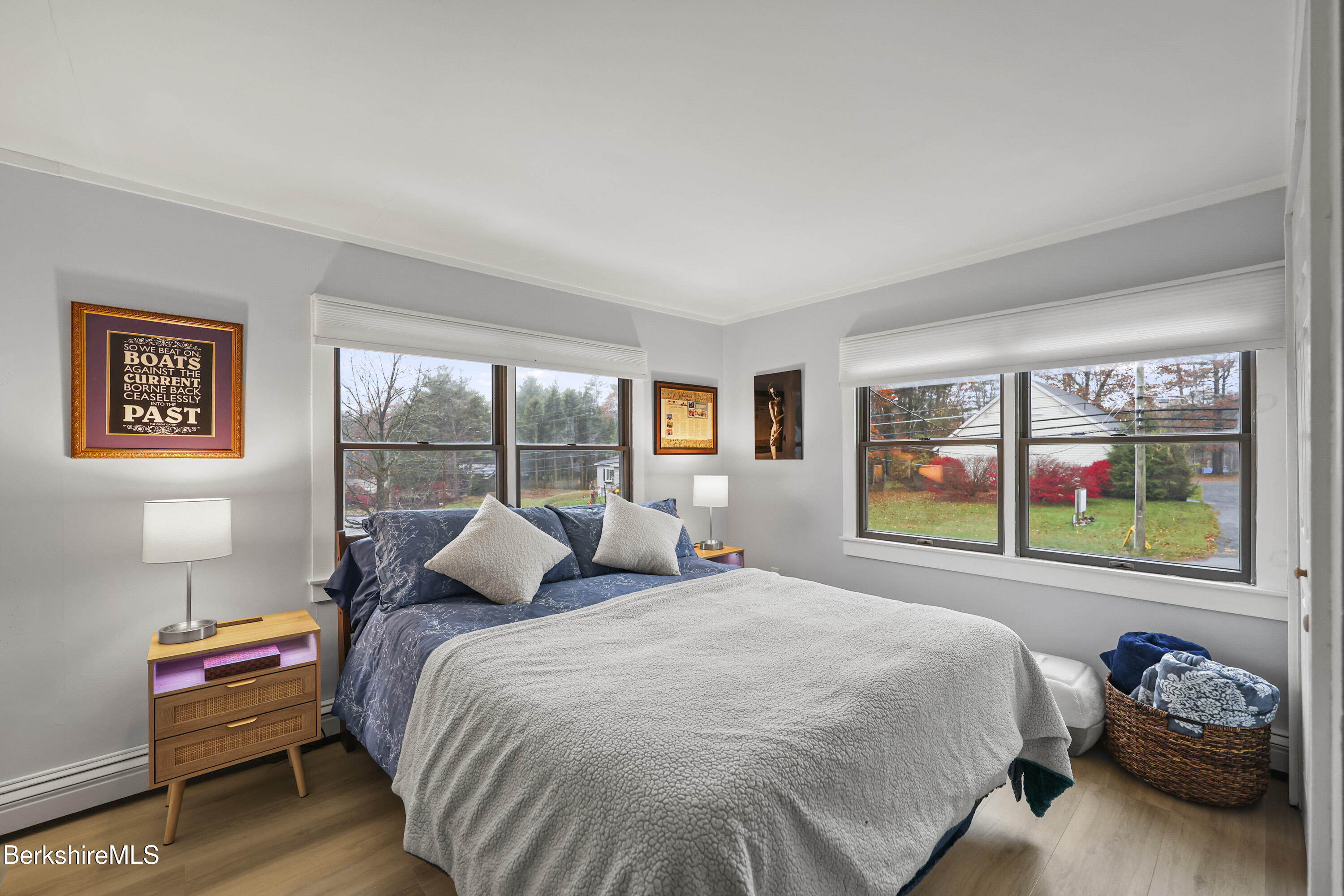 386 Cheshire Road Pittsfield, MA 01201 - Photo 29 of 45 a bedroom with a bed and a large window