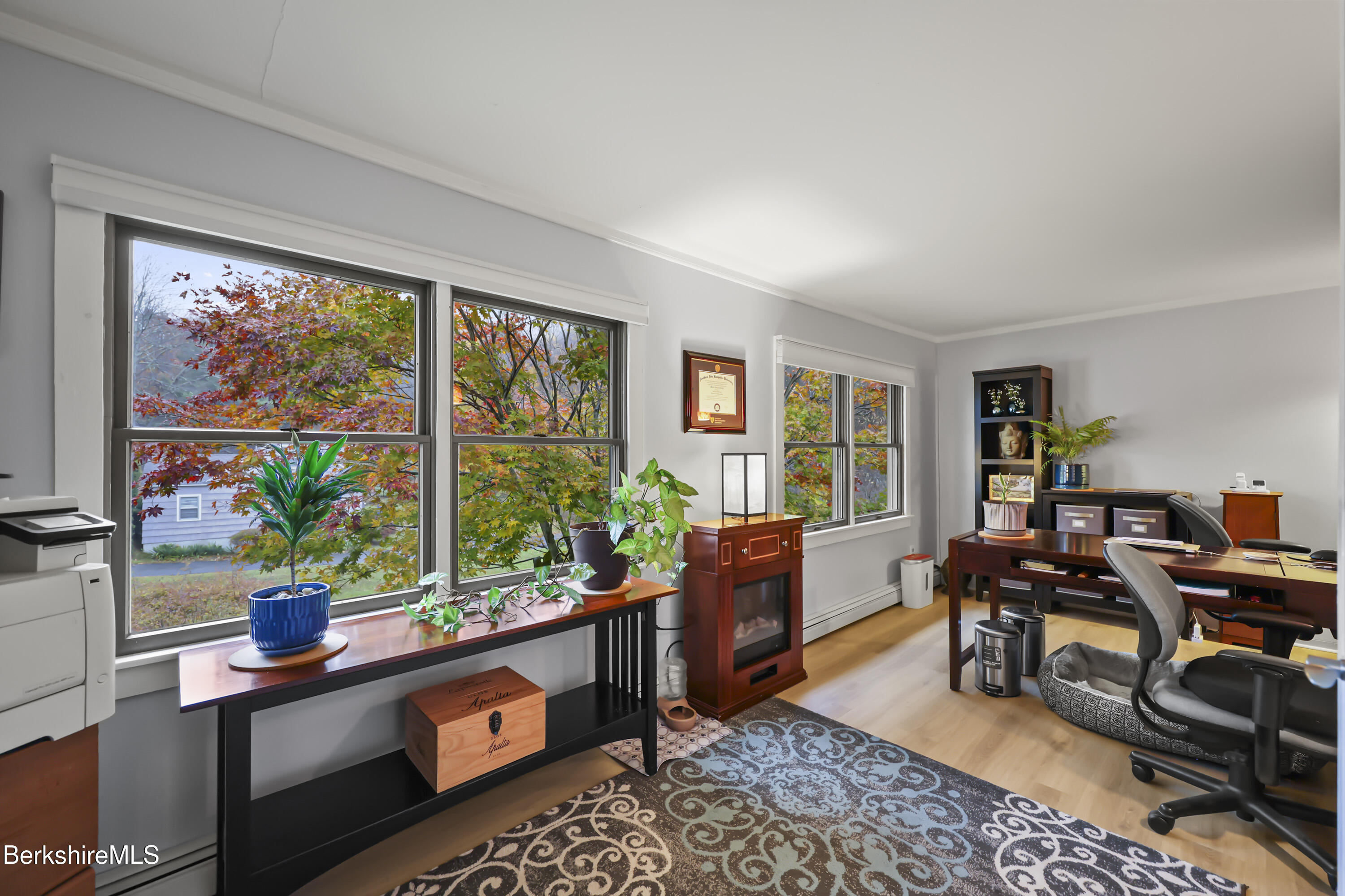 386 Cheshire Road Pittsfield, MA 01201 - Photo 32 of 45 a room with patio furniture and a potted plant
