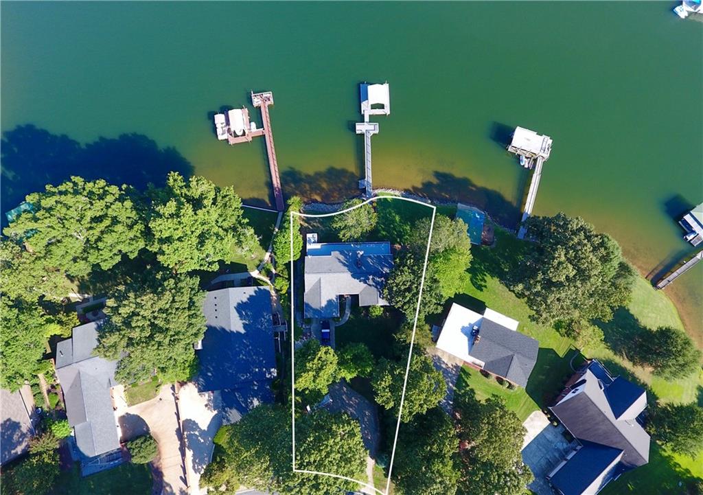 3972 Lake Shore Road South Denver, NC 28037 - Photo 2 of 48 an aerial view of a house with lots of trees