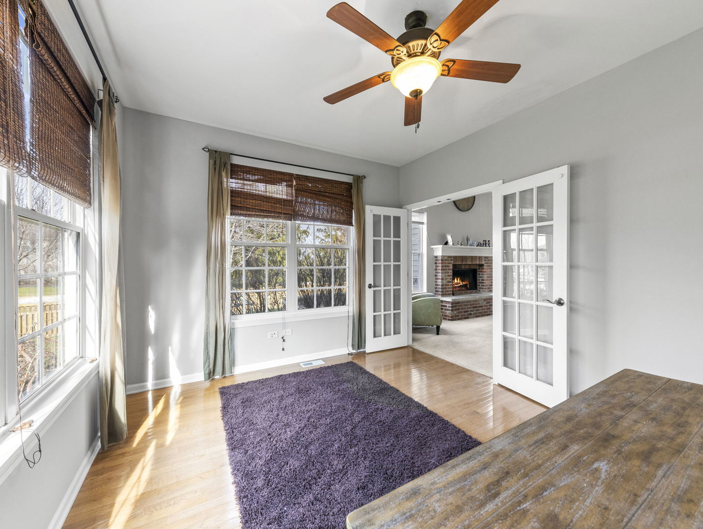 26528 Rustling Birch Way Plainfield, IL 60585 - Photo 14 of 39 a large bedroom with a bed and glass window