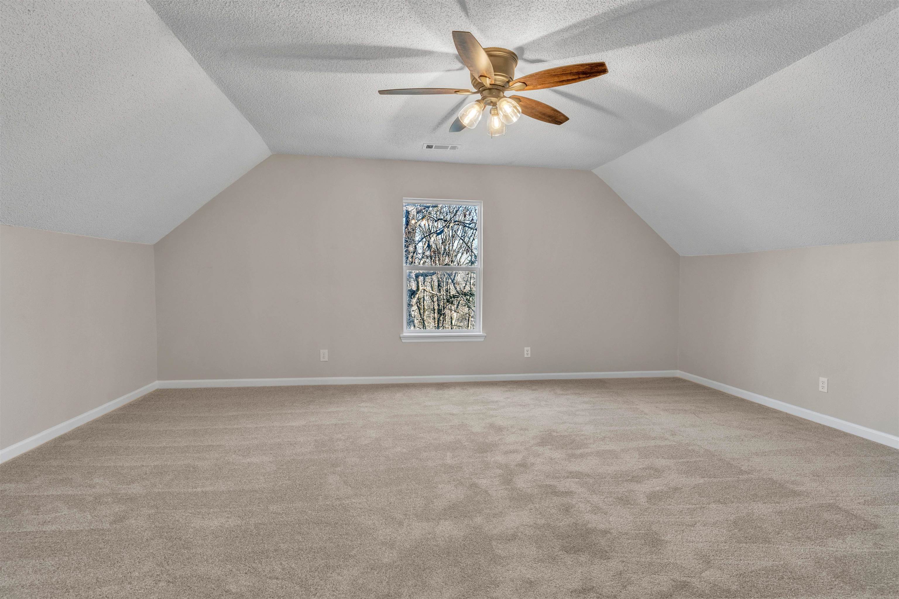 310 Walnut Bend Road Arlington, TN 38002 - Photo 24 of 40 an empty room with a window and a ceiling fan