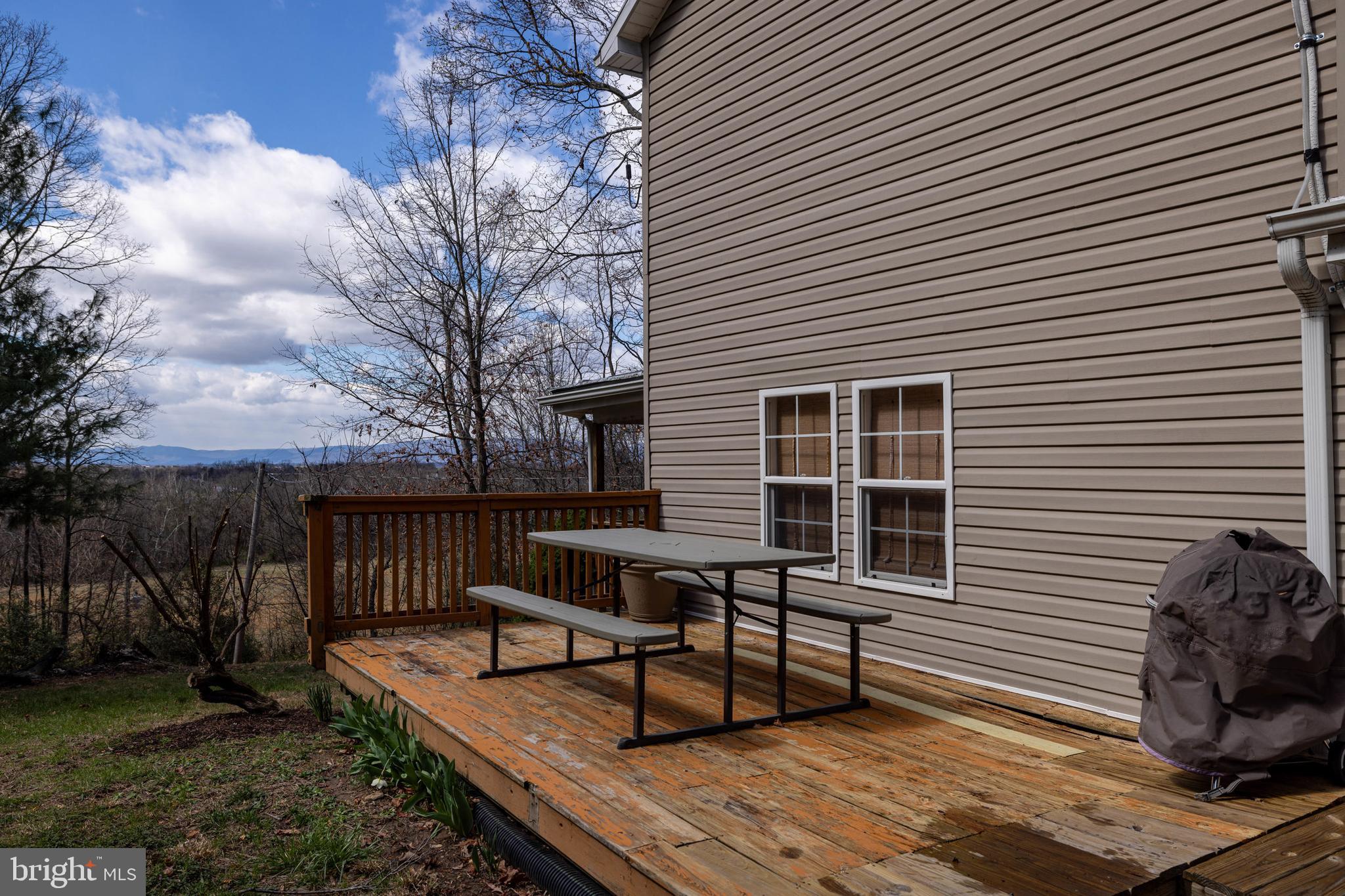 769 Rocky Branch Road Luray, VA 22835 - Photo 54 of 94 a view of a chairs and table on the deck