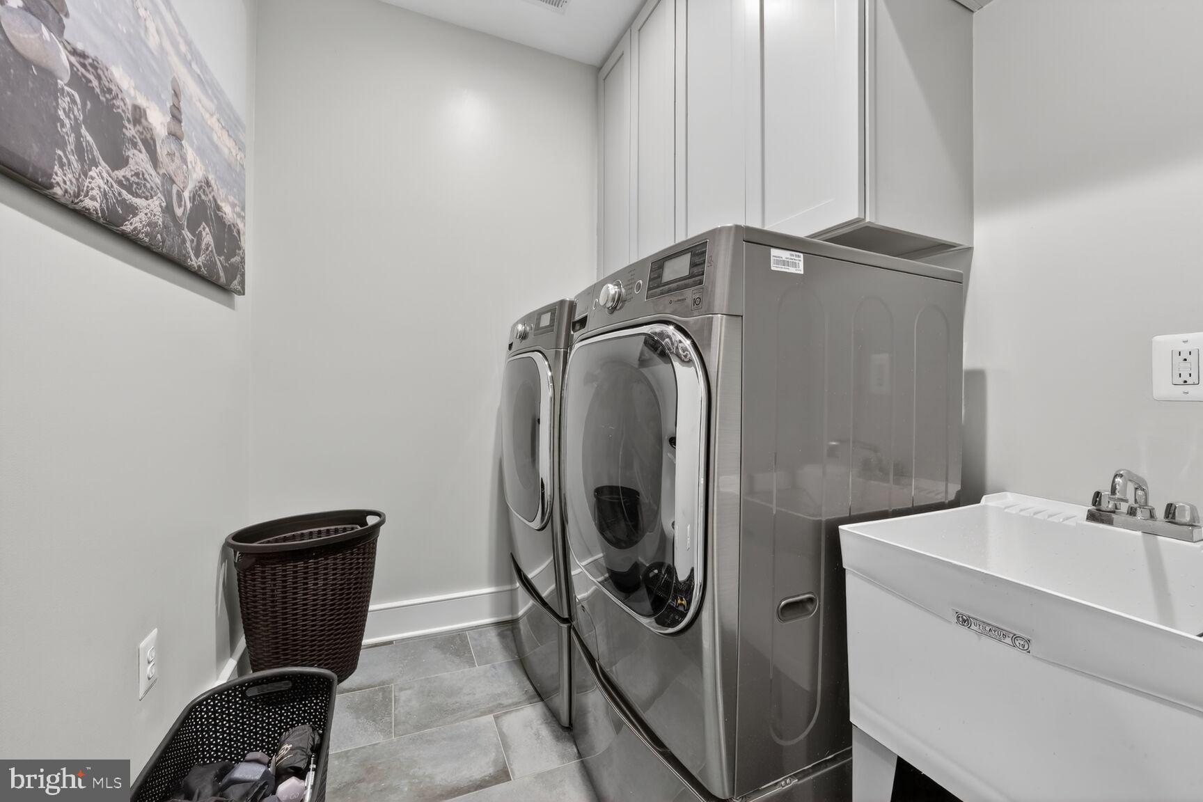 1232 I Street Northeast, Unit 1 Washington, DC 20002 - Photo 21 of 59 Sleek laundry space with modern appliances.